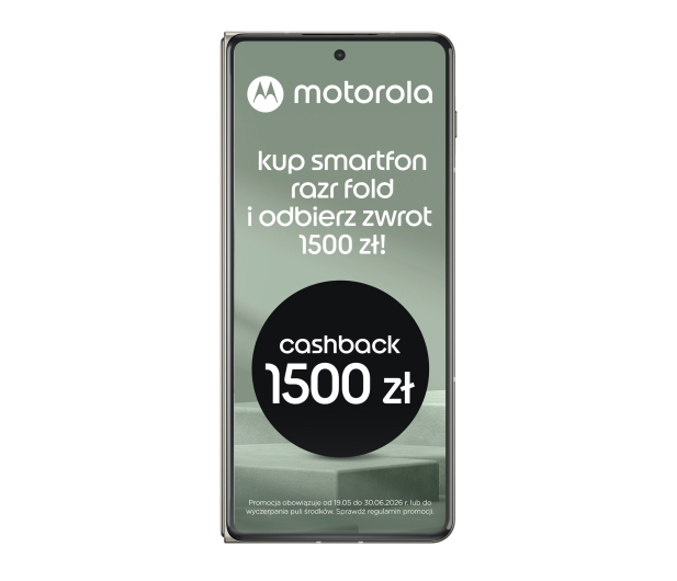 MOTOROLA razr fold 5G 16/512 Lily White 165Hz - 1518465 - zdjęcie 2